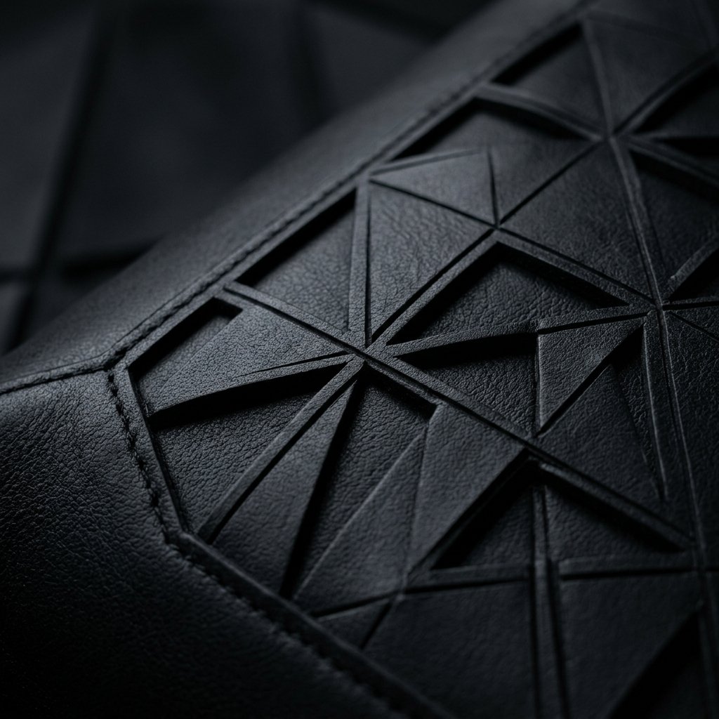 Rayyara luxury dark leather texture for limited objects