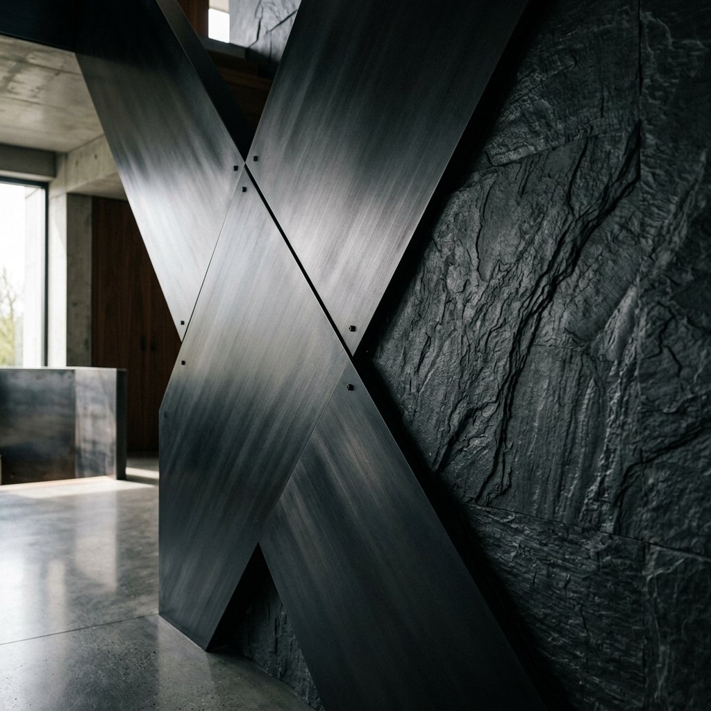 Dark solid metal representing the Rayyara scarcity engine