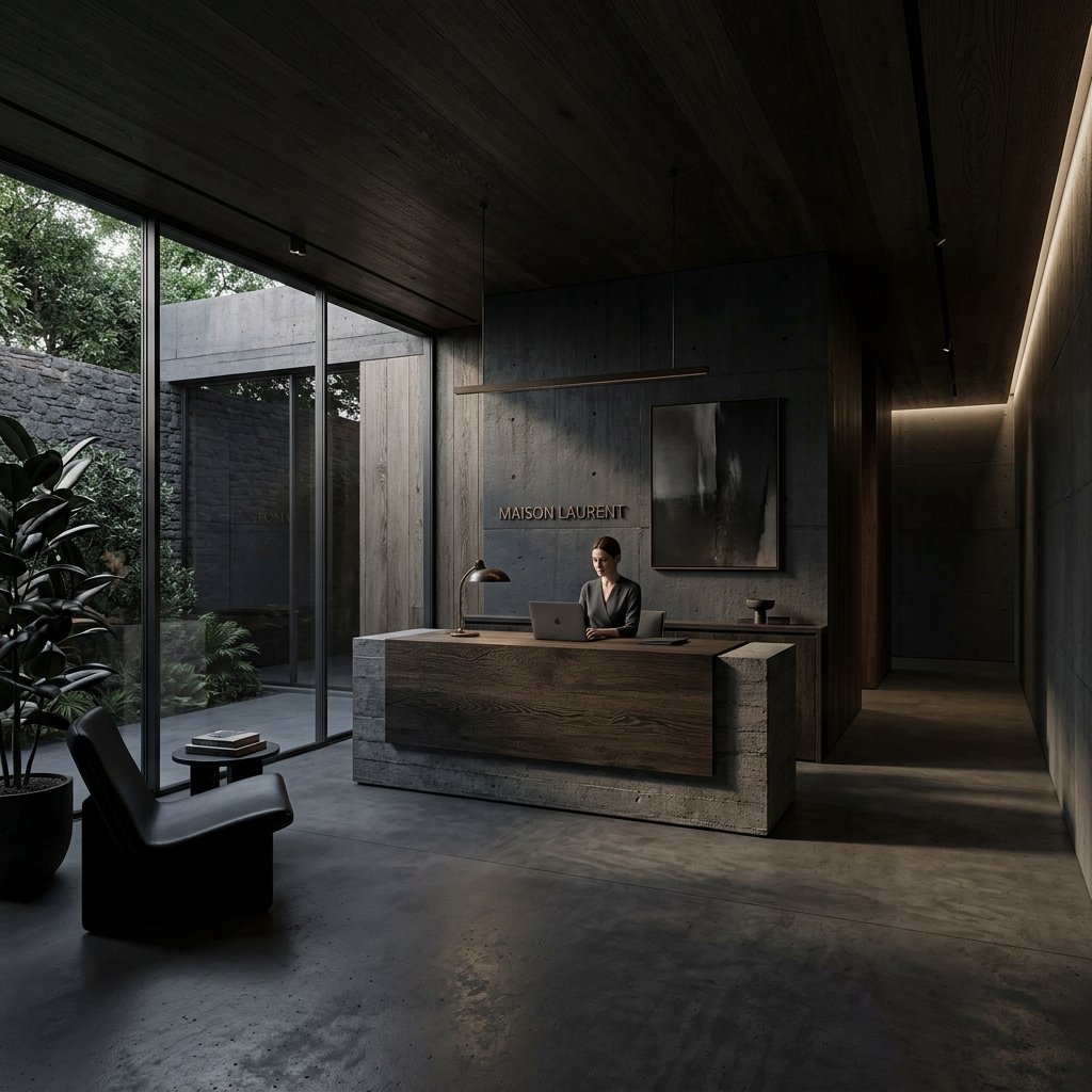Rayyara private architectural space for silent reception